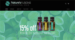 Desktop Screenshot of naturesfusions.com