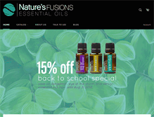Tablet Screenshot of naturesfusions.com